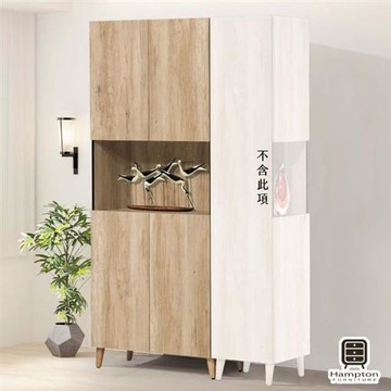 【Hampton 漢汀堡】奧斯特系列原橡色3×6尺高鞋櫃