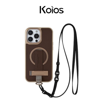【Koios】iPhone│皮革磁吸手機殼(附掛繩) 16 15 Pro Max 保護殼 手機殼 磁吸保護殼 磁吸手機殼