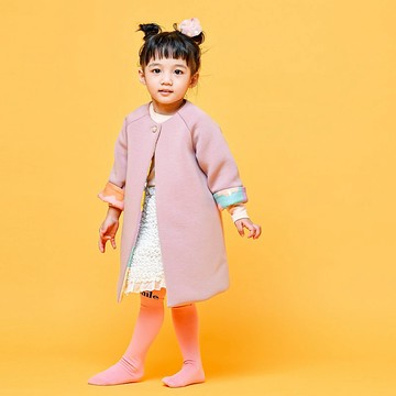 棉花糖名媛外套-秋冬保暖太空棉 淑女外套 過年春節親子童裝