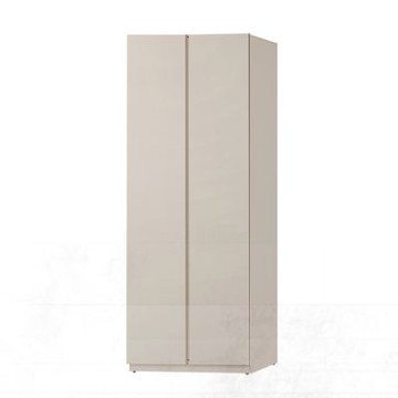 文創集 杜蘭可2.7尺二門雙吊衣櫃-81x60x198cm免組