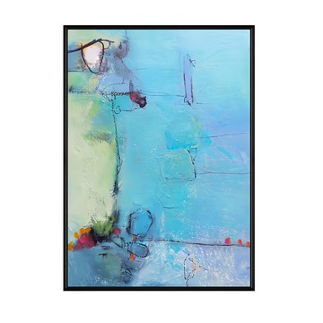 漫遊 藝術畫  30 x 40cm  黑色