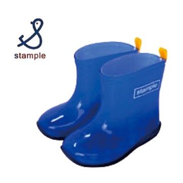 日本製 stample 兒童雨鞋71190-果凍藍