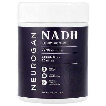 Neurogan Health, NADH，20 毫克，60 片，0.63 盎司（18 克）