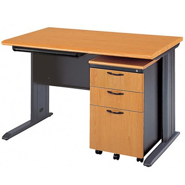 【時尚屋】4尺SCD木紋色辦公桌265-13