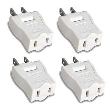 【威電】4入組CB-2008 180度 任意轉 母插頭(台灣製造 MIT)