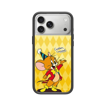 iPhone 17 Pro Max Mod NX -邊框背蓋組合 (相機按鈕) 黑 - 湯姆貓與傑利鼠 Tom and Jerry - 卡通嘉年華 - 傑利鼠