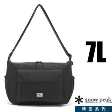 【Snow Peak SK】Cample 口袋斜背包 7L.休閒旅遊防盜肩背包.單肩斜背包/ SKS26ZUCCB19 DC 深炭灰色