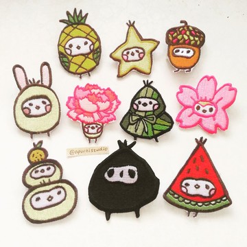 Pinkoi 獨家福袋 繡片 別針 10件 特惠組