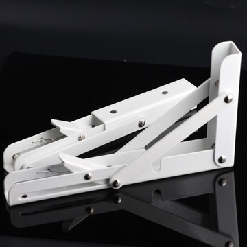 折疊三角支架   不鏽鋼免打孔三角折疊支架隔板托架承重直角伸縮活動支撐架置物架【MJ18533】