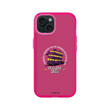 iPhone 15 Clear 粉漾桃 - 哈利波特 Harry Potter - 騎士公車