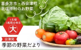 会津発　季節の野菜だより（大・秋冬）