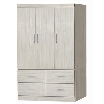 AS DESIGN 雅司家具-卡洛4×6尺衣櫥-120×56×180cm