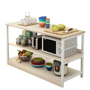 【居家生活Easy Buy】廚房三層電器收納架-120CM(廚房電器收納架 三層架 鐵架)三層電器收納櫃-120CM
