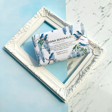 【OHANA MAHAALO】給你最無憂的呵護 |紫藤啾啾  絲柔手工皂200g
