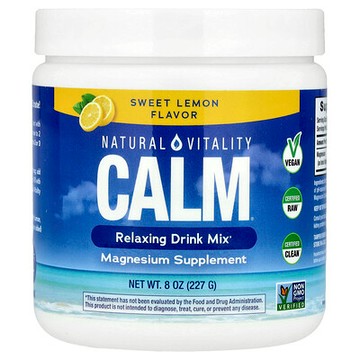 Natural Vitality, CALM®，放鬆混合飲品，甜檸檬味，8 盎司（227 克）