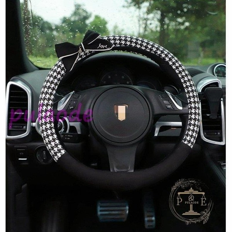 ハンドルカバー ステアリングカバー リボン 滑り止め 汚れ防止 カー用品 汎用 自動車内装 男女兼用 可愛い ドライビング 38cm O型 四季兼用 シンプル 車用品 通販 Lineポイント最大0 5 Get Lineショッピング