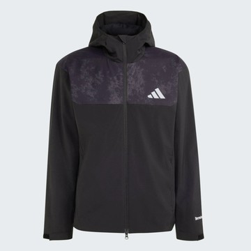 adidas Adidas 愛迪達 Trn Wd Jkt KU8512 男女 連帽外套 保暖 運動外套 防風 黑