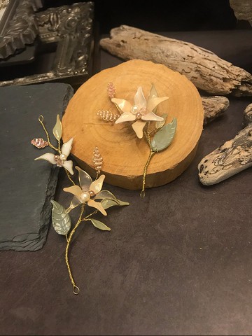 冒牌老闆娘 king_boss秋月果實水晶花頭飾組