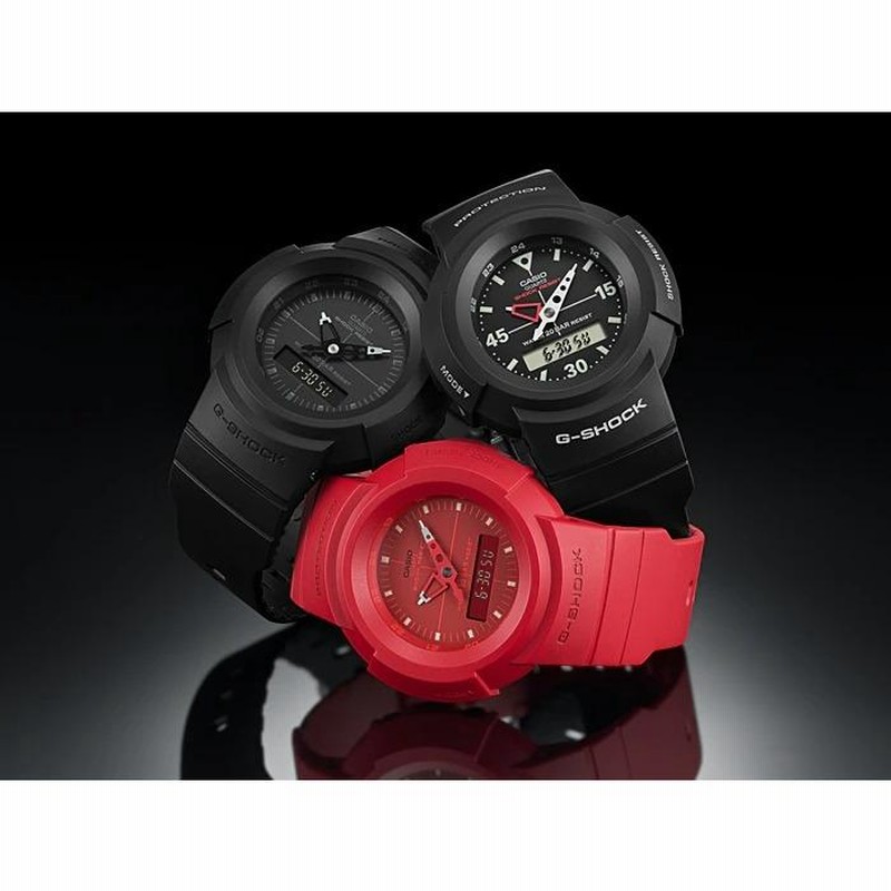 G-SHOCK Gショック ジーショック AW-500 ブラックアウト カシオ CASIO アナデジ 腕時計 オールブラック リバイバル AW-500BB-1EJF  国内正規モデル | LINEブランドカタログ