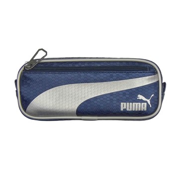 PUMA 雙層筆袋 PM211NB 85 x 200 x 50mm 90g  藍色  1個