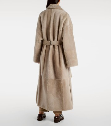 Brunello Cucinelli Reversible shearling and leather coat