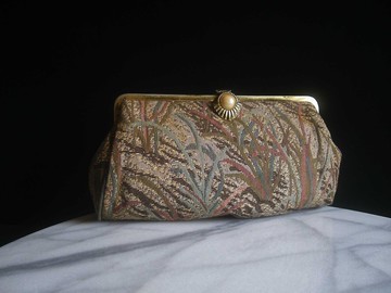 輝煌年代 OLD ERA _早期二手歐洲緹花布手拿包