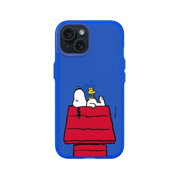 iPhone 15 Clear 激光藍 - 史努比 Snoopy - Snoopy的慵懶時光