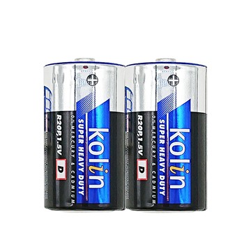 [寶旺旺] 歌林kolin 1號D 24入 環保綠能 碳鋅電池2入 收縮包(1.5V)