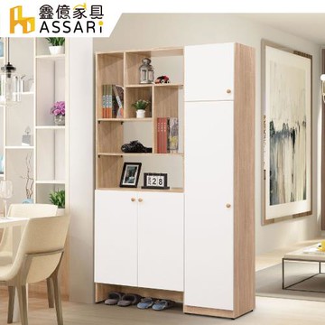 【ASSARI】奈奈子4尺玄關鞋櫃(寬120x深40x高196cm)
