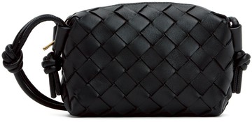Bottega Veneta 黑色 Candy Loop 相机包
