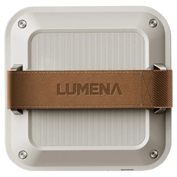 Lumena MINI 五面廣角行動電源LED燈 IP67防水等級 LG 6200mAh電池  古典白  1個