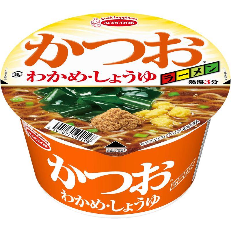 エースコック かつおラーメン 74g ×12個