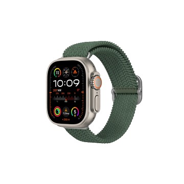 Apple Watch Ultra 2 (49mm) Apple Watch 專用編織錶帶 綠