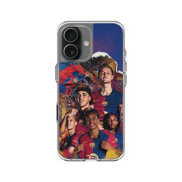 iPhone 17 Clear Case（相機按鈕） 透明 - FC Barcelona - Team 1