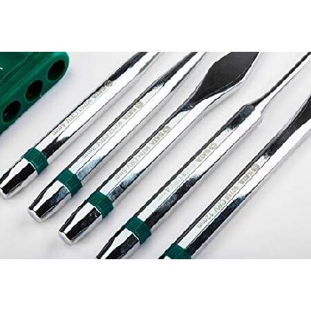 SATA 5-Piece Punch and Chisel Set with a Chromate Finish and Professionally Strong CR-V Steel Construction ST09161SJ