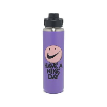 Nike 不鏽鋼水壺 SS Recharge Chug 24oz 紫 保冷 N101380551-024