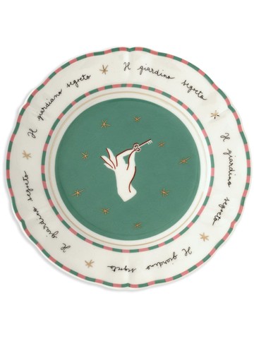 Bitossi Home - Hand porcelain fruit plate (20.5cm) - unisex - Porcelain - One Size - Green