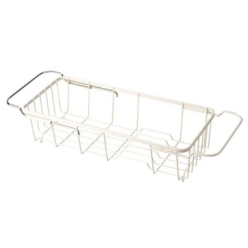 樂司廚品 小鐵水槽伸縮架  47-52.5 x 17 x 10cm  1個