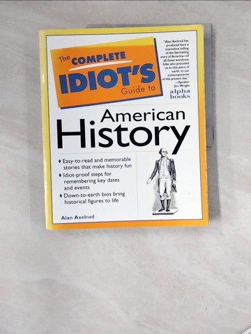 【書寶二手書T2／社會_SHN】The Complete Idiot's Guide to American History_Axelrod, Alan