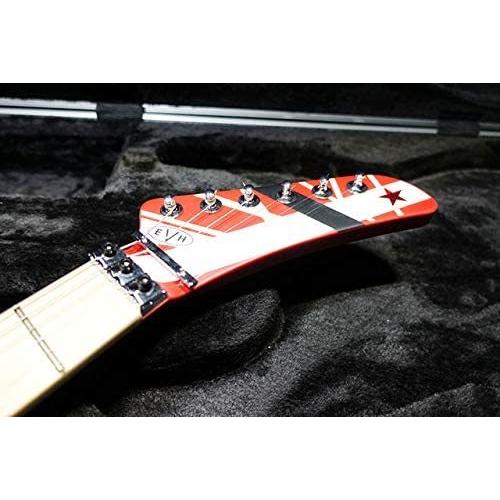 EVH Striped Series 5150 Red, Black White Stripes