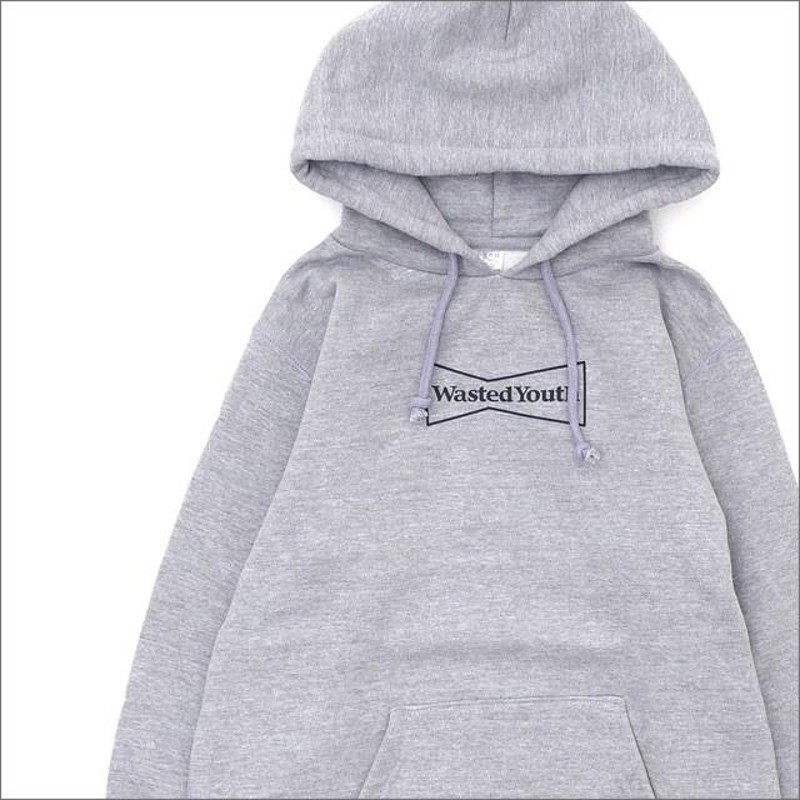 WASTED YOUTH(ウェイステッド ユース) ROSE PRINT SWEAT PARKA (スウェットパーカー) GRAY  211-000544-042+ 新品 (SWT/HOODY) | LINEショッピング