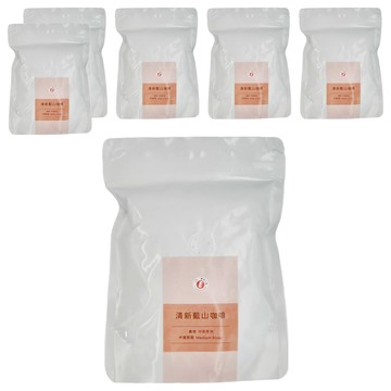 樂活E棧 清新藍山咖啡豆  114g  6包