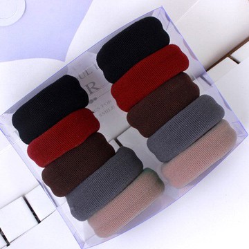 運動皮筋扎頭發韓國高彈力發繩加寬加粗大號無接縫發圈頭繩簡約丸