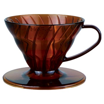 HARIO 好璃奧 V60琥珀01樹脂濾杯 VD-01-AB-EX  1個  240ml  濾杯