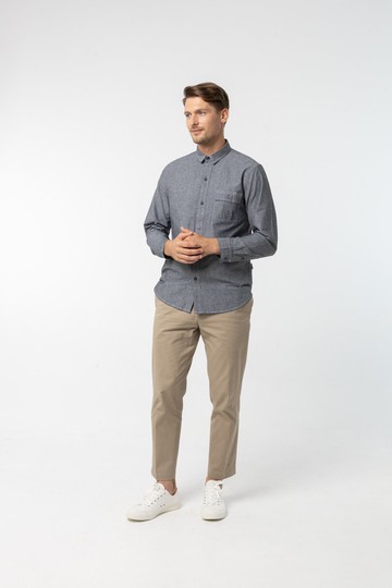 FT. Work Shirt : 長袖襯衫 (深灰色)