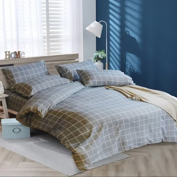 Blue Cat 藍貓 台灣製造銀離子抗菌床包被套  被子 + 床墊套 + 枕套組  床包186 x 150cm + 被套210 x 180cm + 枕套 75 x 45cm  格尚人生