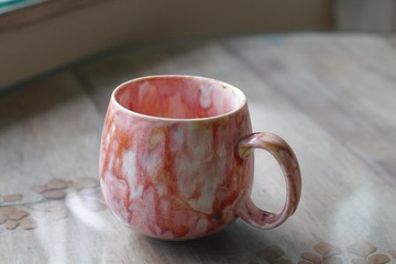 手工上釉油畫風瓷杯/馬克杯2