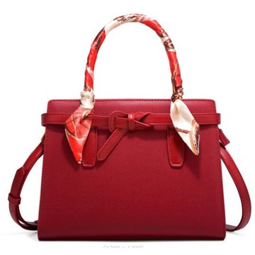 【Sp house】美出格調打結單肩斜背手拿女用包(酒紅色)