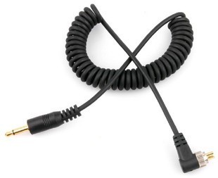 閃光燈同步引閃線PC線 PC轉3.5 單反相機鏈接閃光燈引閃 30-100cm