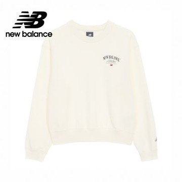 【New Balance】LOGO長袖衛衣_女性_白色_NCF36342WT